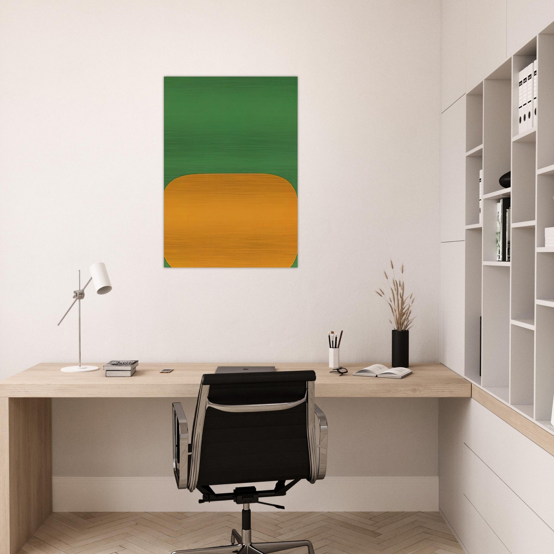 DerriŠre le Miroir - Ellsworth Kelly Brushed Aluminum Print - 70x100 cm / 28x40 inches | Ellsworth Kelly Aluminum Print | Ellsworth Kelly Prints