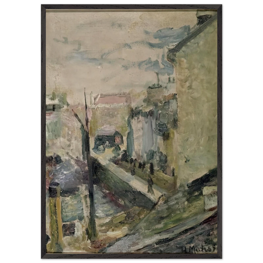 BELLE ILE - Henri Matisse 70x100 cm / 28x40 inches Framed Art Print – Black Wooden Frame