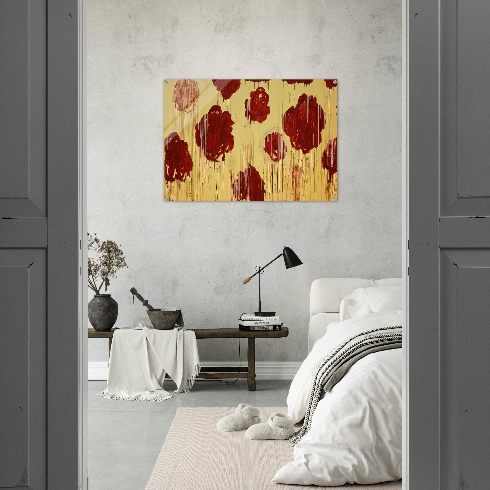 Untitled,  Blooming, A Scattering of Blossoms & Other Things  - Cy Twombly Acrylic Print - 70x100 cm / 28x40″ inches | Cy Twombly Wall Art | Cy Twombly Prints