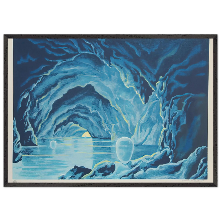 Pilgrimage 6 - 1977 - Clarence Holbrook Carter 70x100 cm / 28x40 inches Framed Art Print – Black Wooden Frame