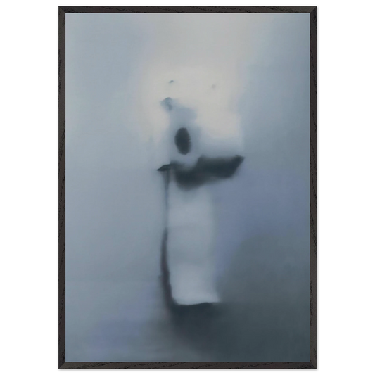 TOILET PAPER - Gerhard Richter 70x100 cm / 28x40 inches Framed Art Print – Black Wooden Frame