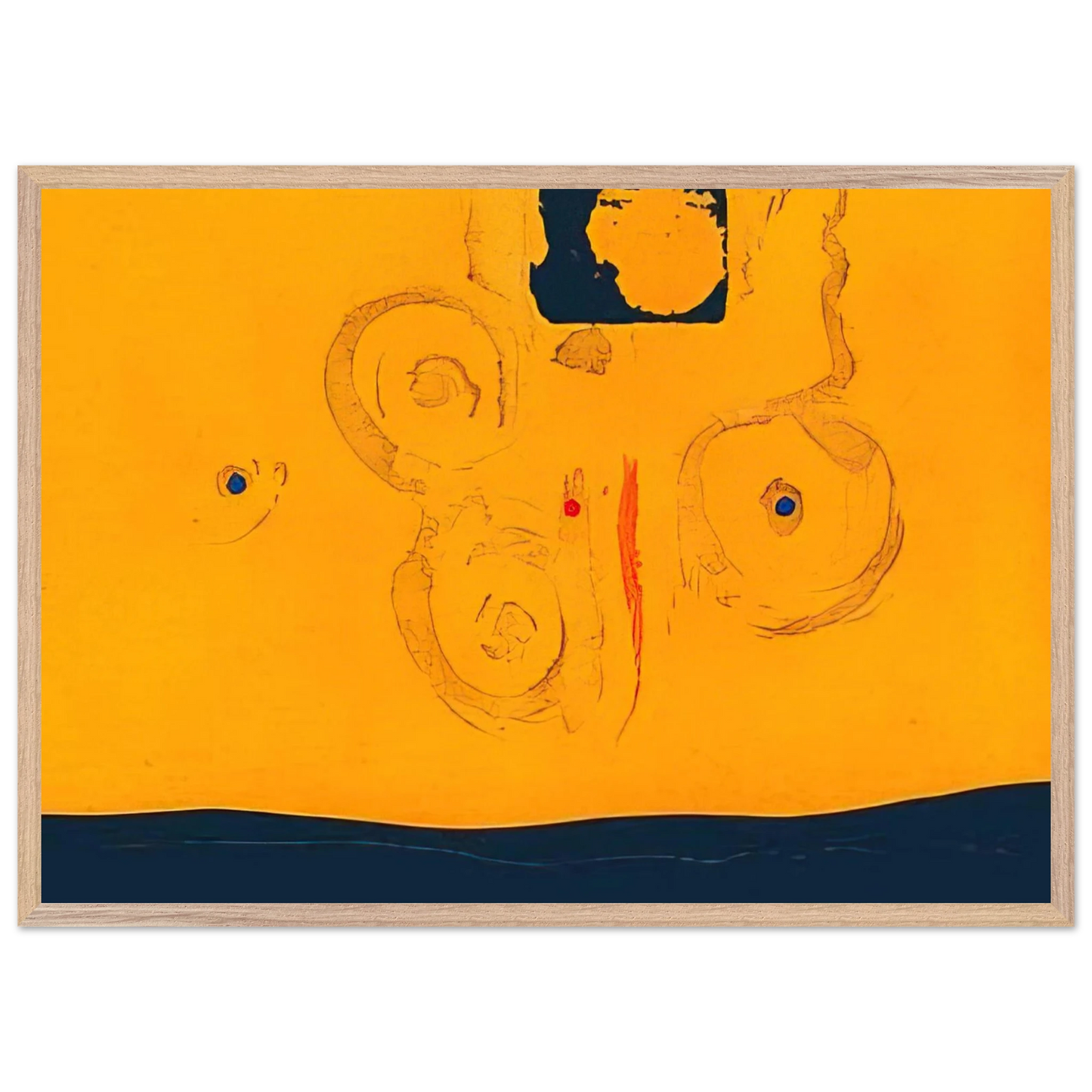 Helen Frankenthaler - Plaza Real - 1988 Wall art - 75x100 cm / 30x40 inches - Fine Art Poster - -