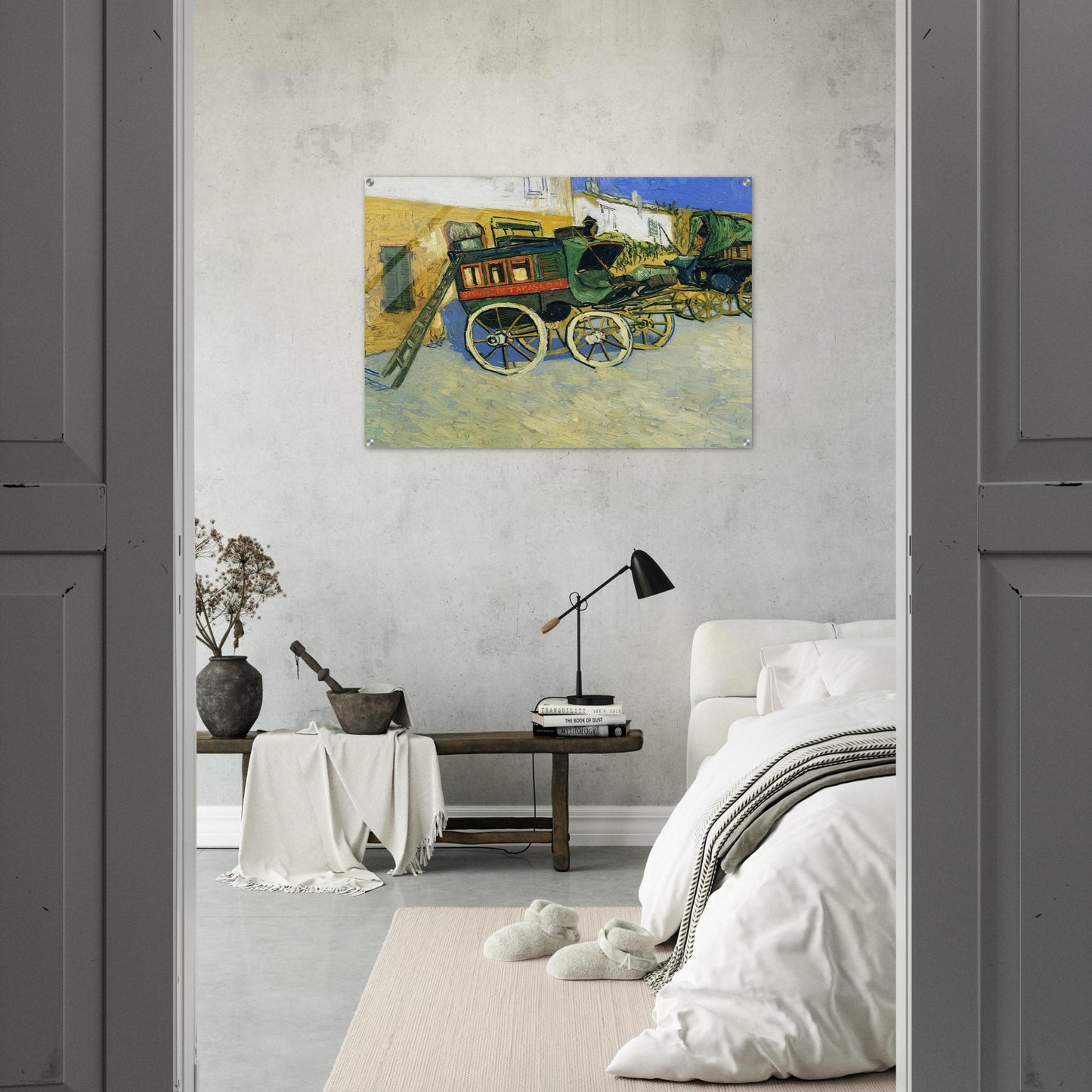The Tarascon Diligence - Vincent van Gogh Acrylic Print - 70x100 cm / 28x40″ inches | Vincent van Gogh Wall Art | Vincent van Gogh Prints
