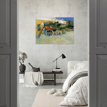 The Tarascon Diligence - Vincent van Gogh Acrylic Print - 70x100 cm / 28x40″ inches | Vincent van Gogh Wall Art | Vincent van Gogh Prints