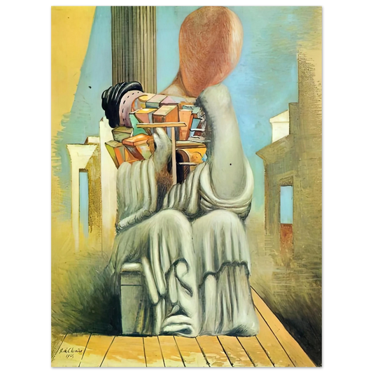 Giorgio de Chirico - THE TERRIBLE GAMES 1925 Fine Art Poster - Default Title