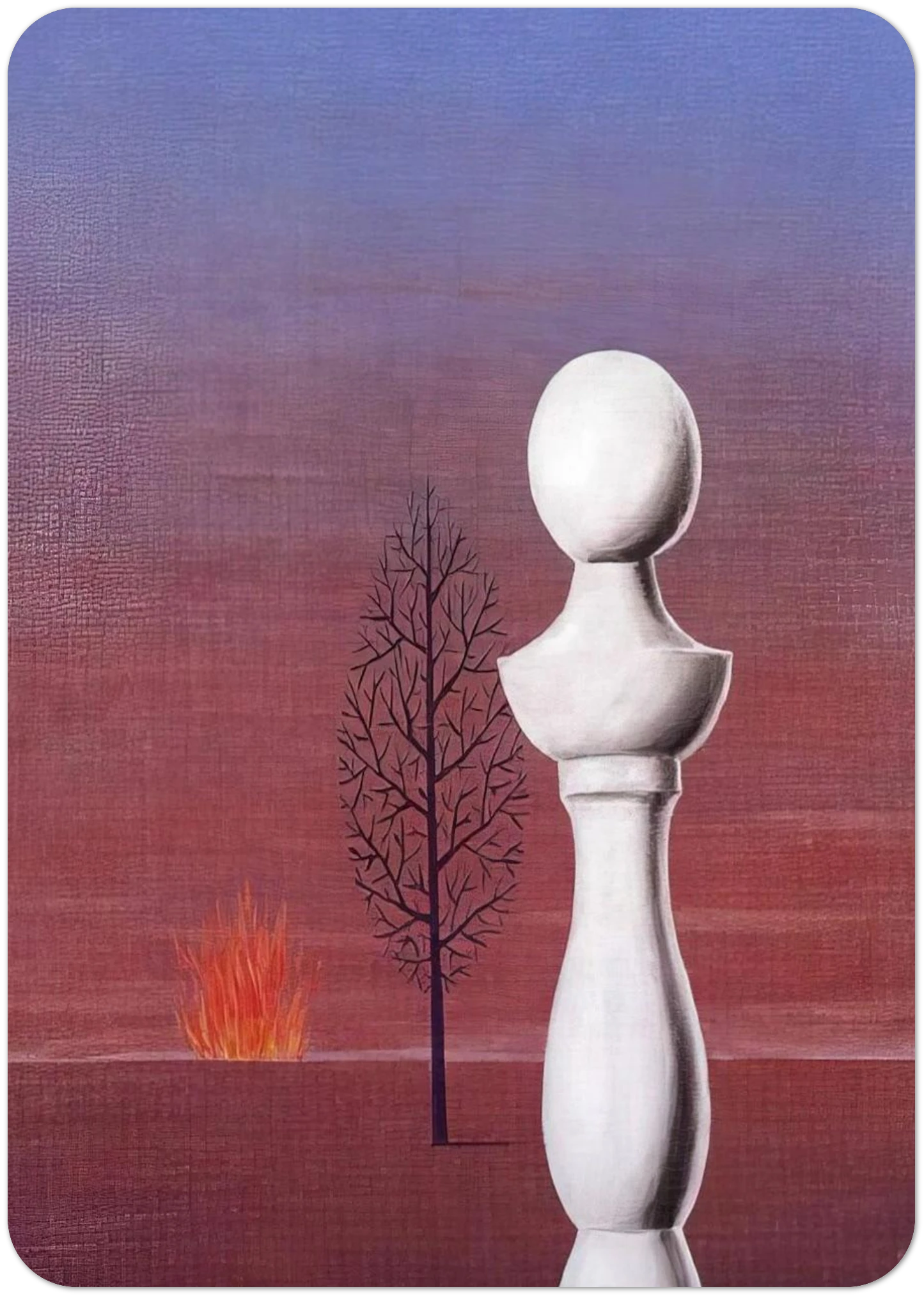 FASHIONABLE PEOPLE 1950 By Rene Magritte Pack of 10 Post Cards | Rene Magritte Post Cards | A6 (10.5 x 14.8 cm) - 4.1 x 5.8 inches
