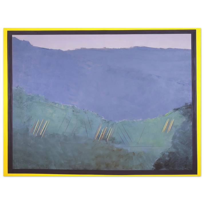Ronnie Landfield - Cheat River - 1968  75x100 cm / 30x40inches Fine Art Poster