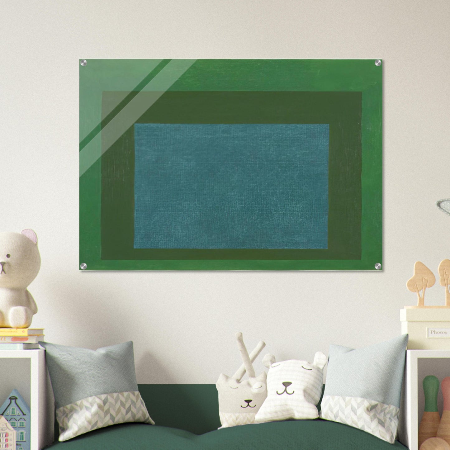 HOMAGE TO THE SQUARE 1963 - Josef Albers Acrylic Print - 70x100 cm / 28x40″ inches | Josef Albers Wall Art | Josef Albers Prints