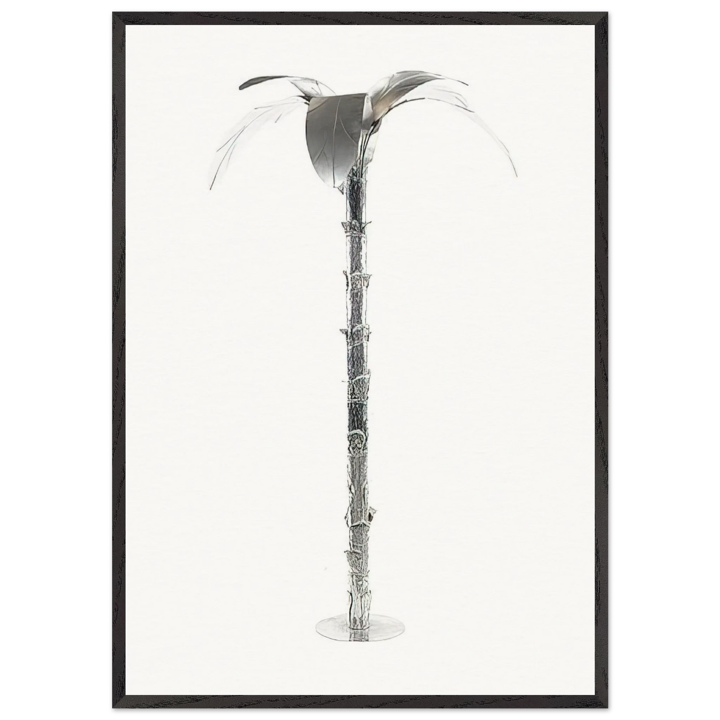 Per Costruzione di Oasi - 1980 - Mario Schifano Framed Art Print – Black Wooden Frame - Default Title - -Framed Art Print