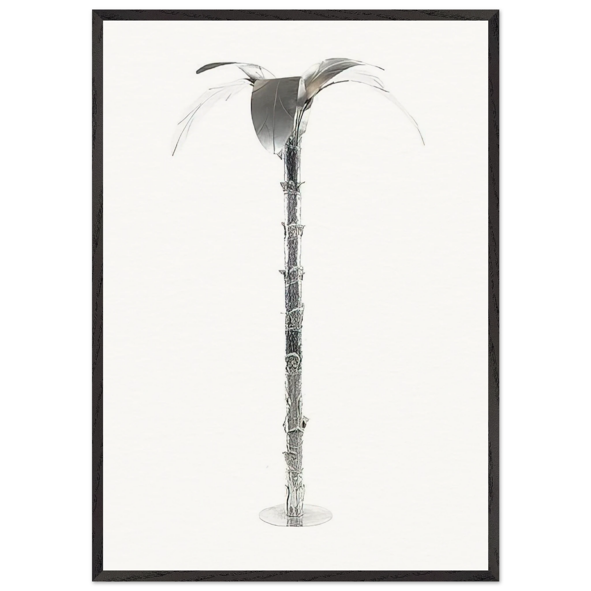 Per Costruzione di Oasi - 1980 - Mario Schifano Framed Art Print – Black Wooden Frame - Default Title - -Framed Art Print