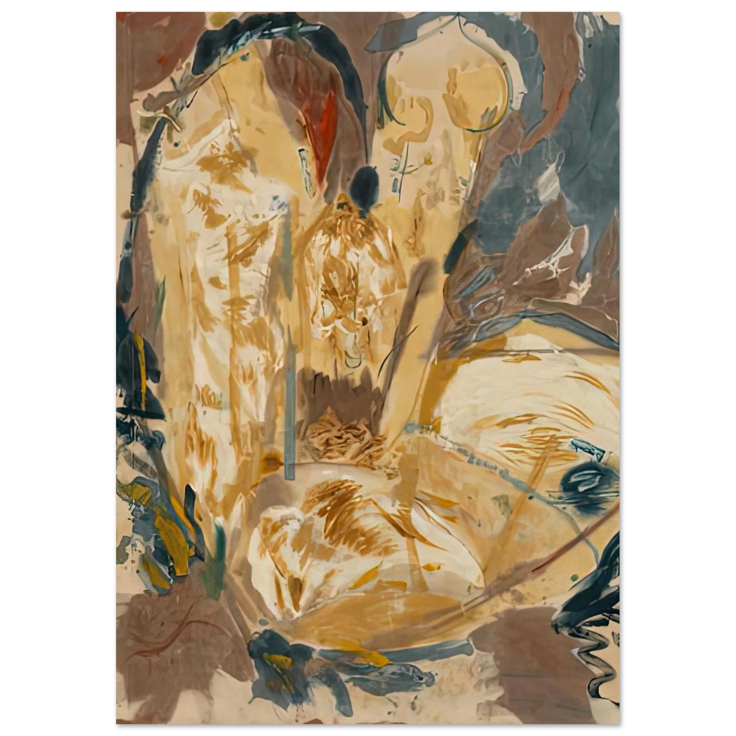 Helen Frankenthaler - Giralda, 1956- Wall Art - 60x80 cm / 24x32 inches - Fine Art Poster - -