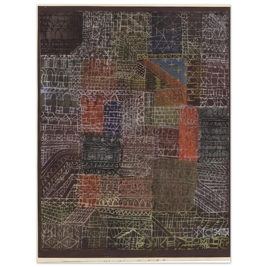 Paul Klee - STRUCTURAL II 1924 Fine Art Poster - Default Title