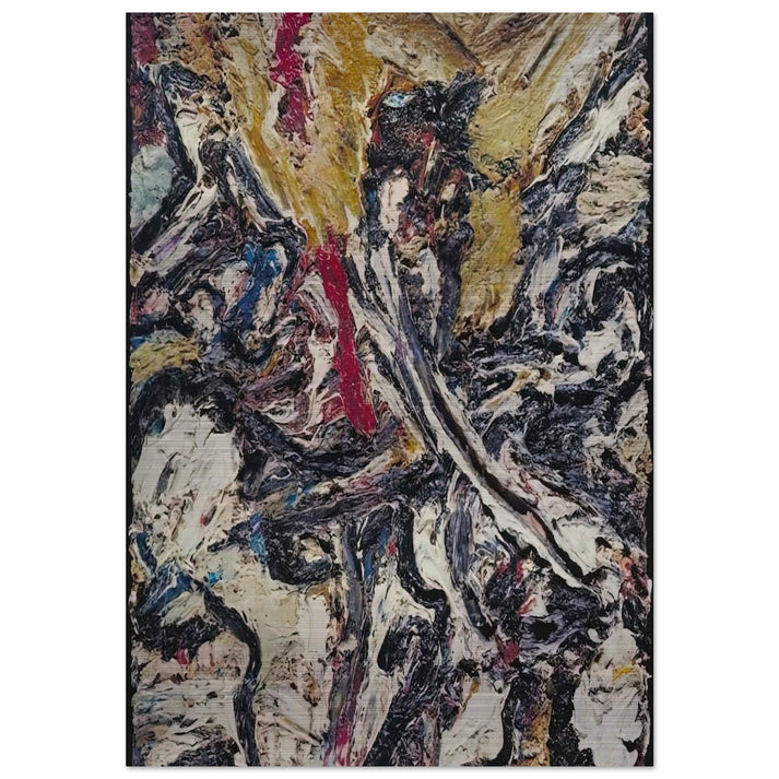 STUDY AFTER TITIAN II - Frank Auerbach Brushed Aluminum Print - 70x100 cm / 28x40 inches | Frank Auerbach Aluminum Print | Frank Auerbach Prints