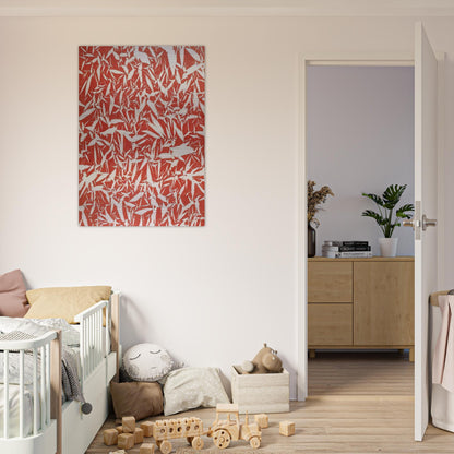 Study - 1969 - Simon Hantai Brushed Aluminum Print - 70x100 cm / 28x40 inches | Simon Hantai Aluminum Print | Simon Hantai Prints