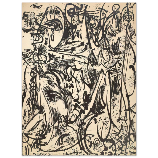 Jackson Pollock - ECHO 1951 Fine Art Poster - Default Title