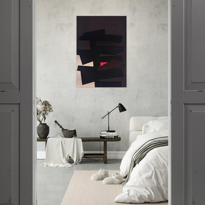 BB #8 - 1962 - Karl Benjamin Brushed Aluminum Print - 70x100 cm / 28x40 inches | Karl Benjamin Aluminum Print | Karl Benjamin Prints