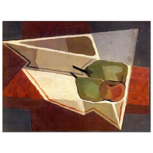 Juan Gris - FRUIT WITH BOWL 1926 Fine Art Poster - Default Title