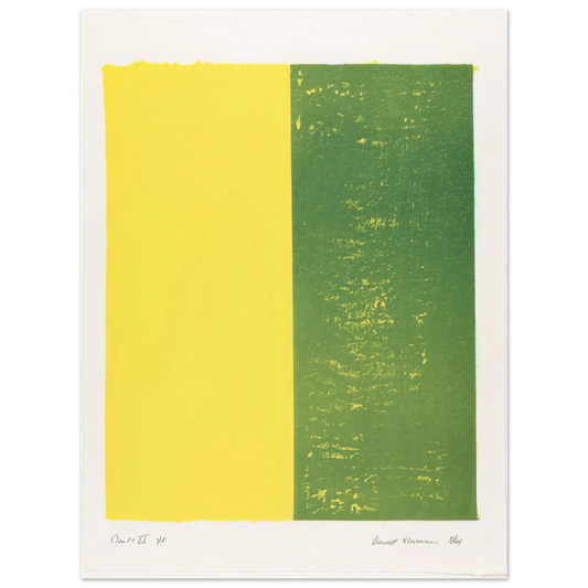 Barnett Newman - Canto XII Fine Art Poster - Default Title