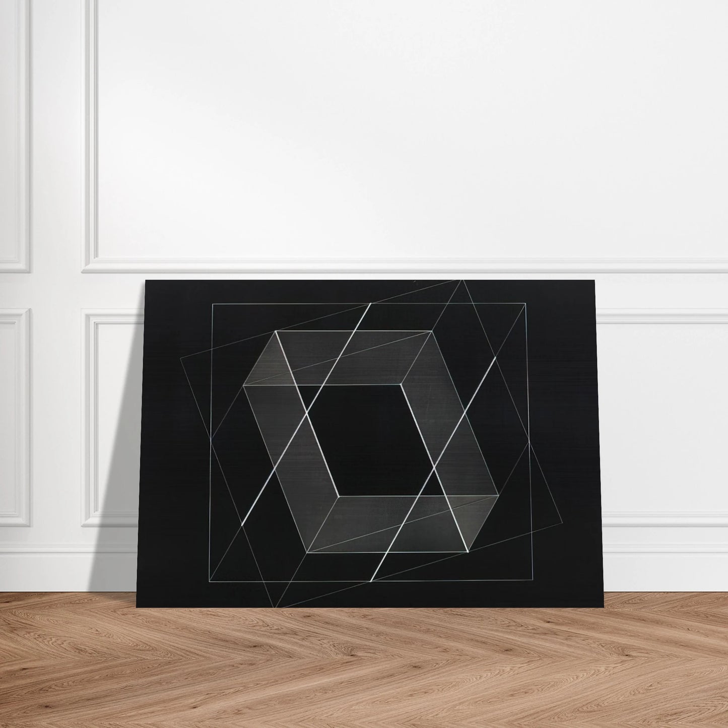 F NO 13 MULTI MOBILE 1952 - Josef Albers Brushed Aluminum Print - 70x100 cm / 28x40 inches | Josef Albers Aluminum Print | Josef Albers Prints