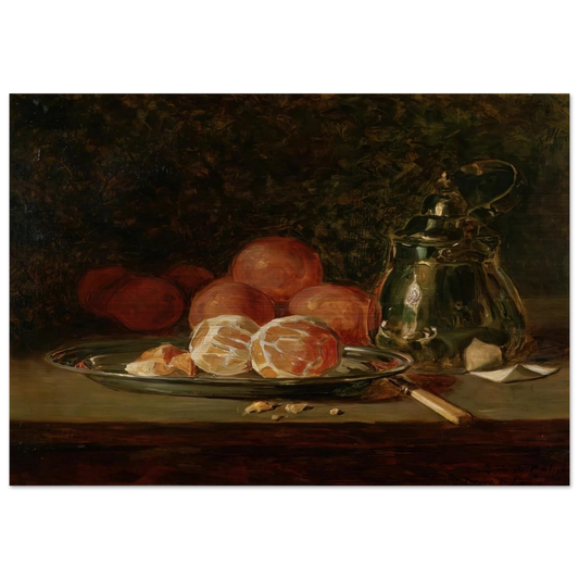 Dead nature - Tarsila do Amaral Brushed Aluminum Print - 70x100 cm / 28x40 inches | Tarsila do Amaral Aluminum Print | Tarsila do Amaral Prints