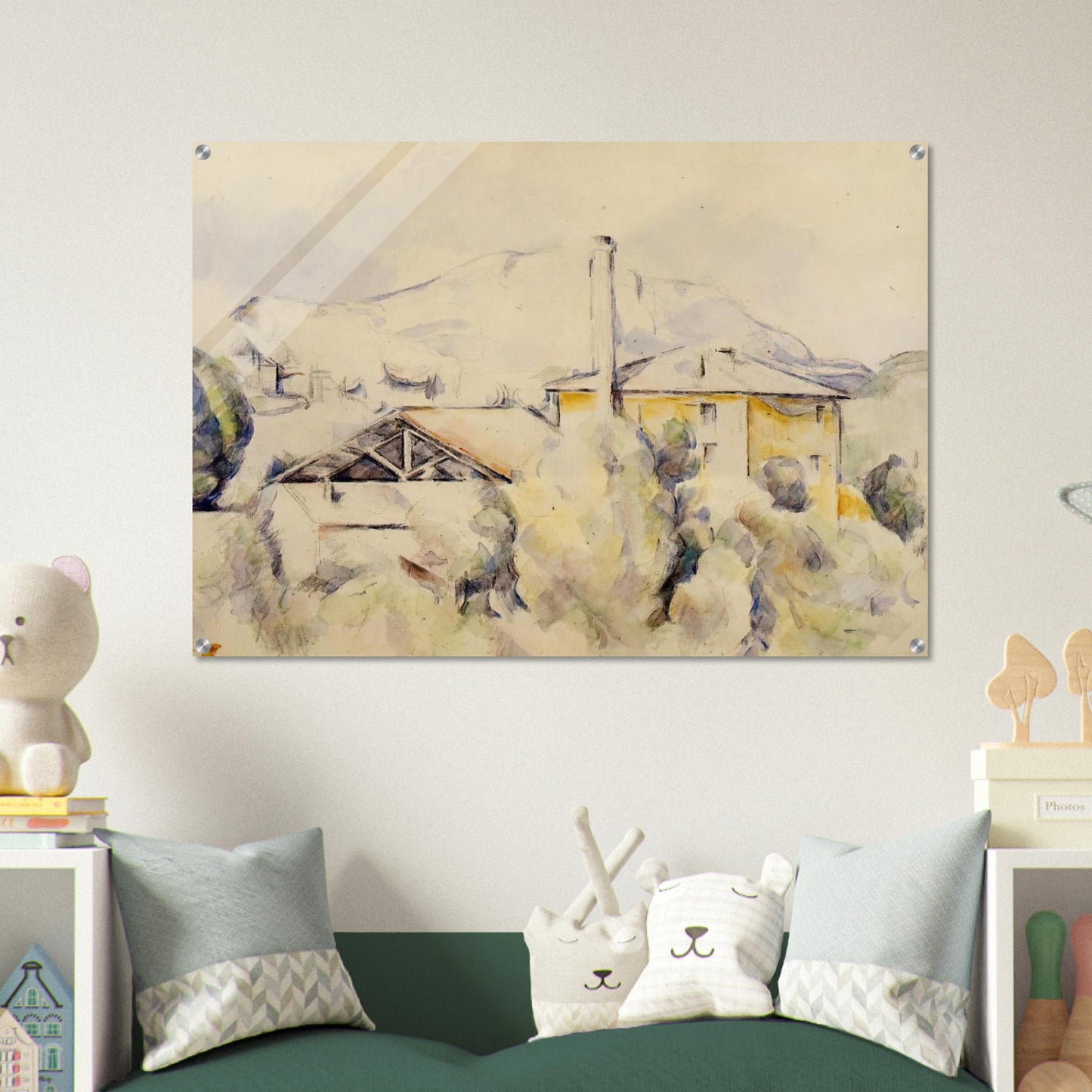 The Lime Kiln - Paul Cézanne Acrylic Print - 70x100 cm / 28x40″ inches