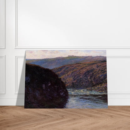 Valley of the Creuse, Afternoon Sunlight - claude monet Brushed Aluminum Print - 70x100 cm / 28x40 inches | claude monet Aluminum Print | claude monet Prints