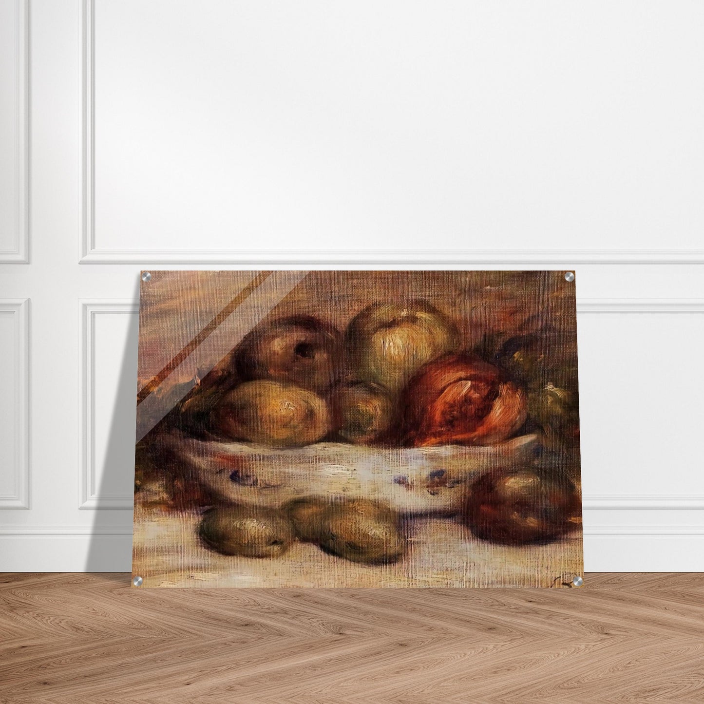 Still Life with Fruit - Pierre-Auguste Renoir Acrylic Print - 70x100 cm / 28x40″ inches