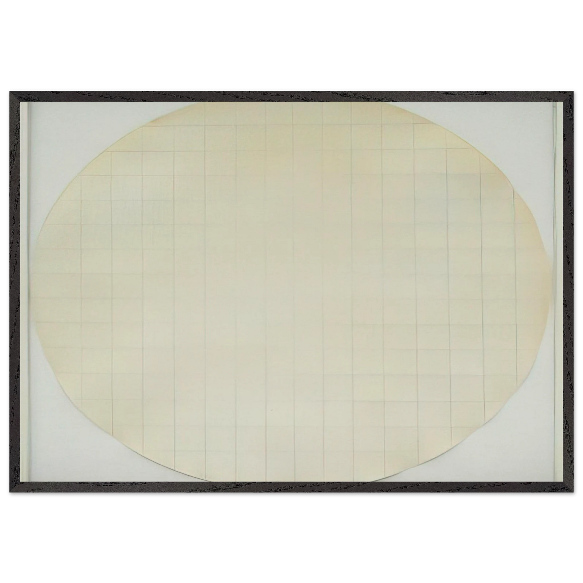 Eagle Turquoise 7H4 - Robert Ryman Framed Art Print – Black Wooden Frame - Default Title - -Framed Art Print