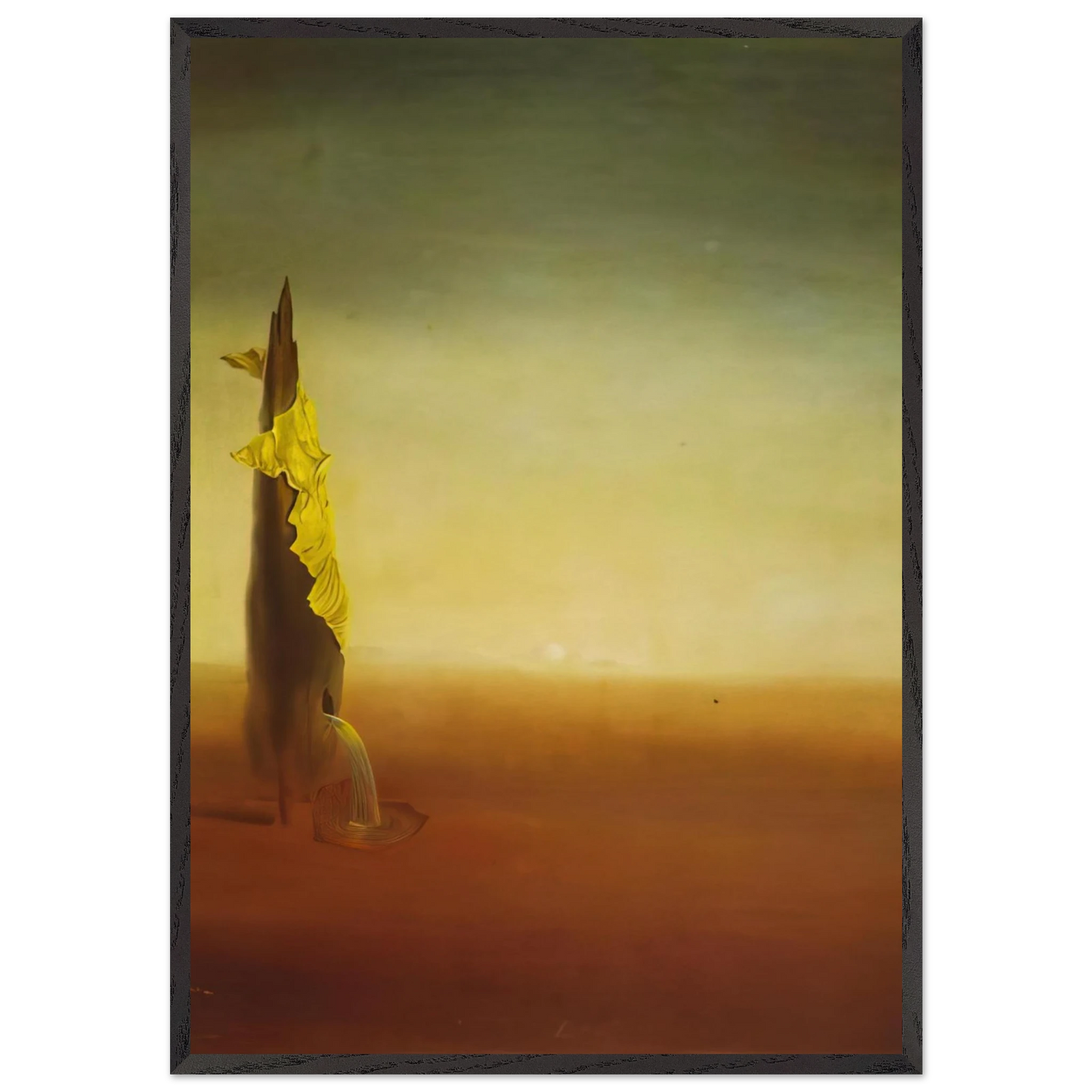 THE BIRTH OF LIQUID FEARS - Salvador Dali Framed Art Print – Black Wooden Frame - Default Title - -Framed Art Print