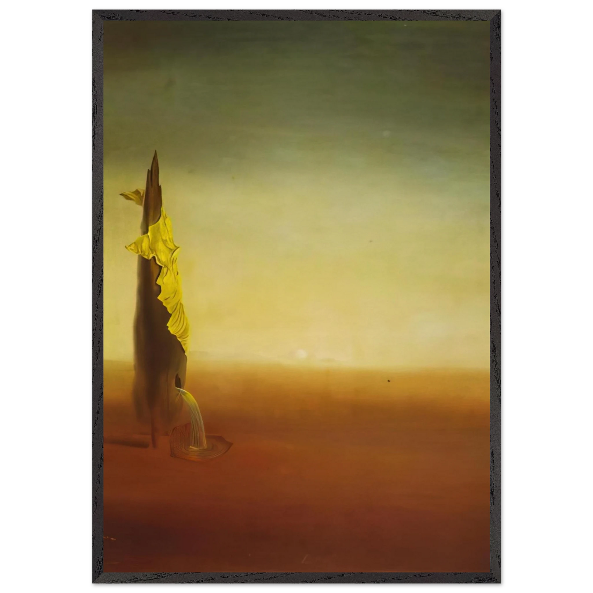 THE BIRTH OF LIQUID FEARS - Salvador Dali Framed Art Print – Black Wooden Frame - Default Title - -Framed Art Print