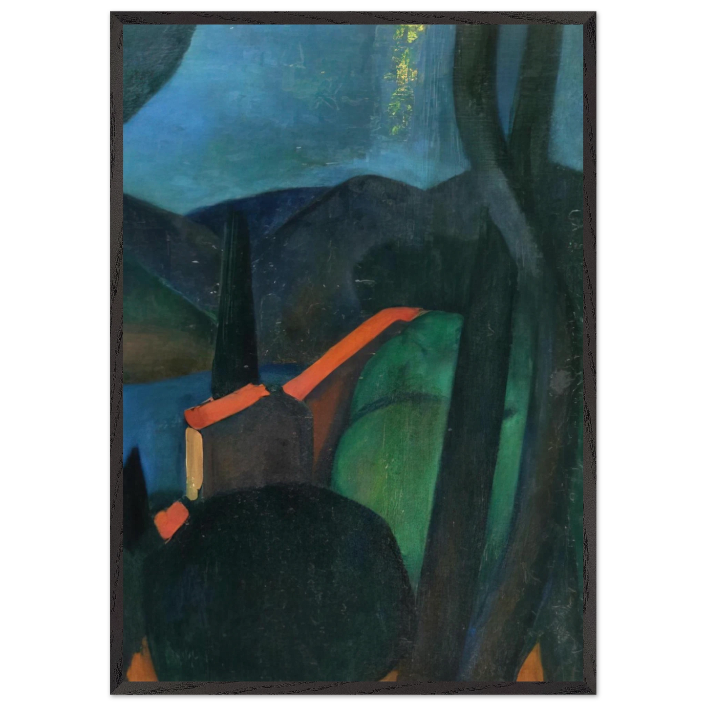 MARTIGUES LANDSCAPE 1908 - Andre Derain Framed Art Print – Black Wooden Frame - Default Title - -Framed Art Print