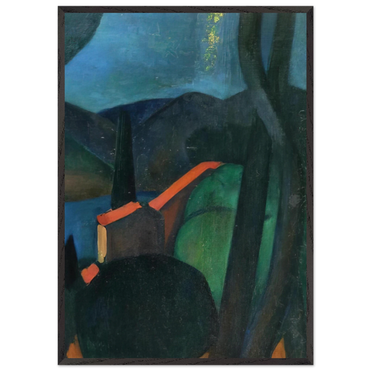 MARTIGUES LANDSCAPE 1908 - Andre Derain Framed Art Print – Black Wooden Frame - Default Title - -Framed Art Print