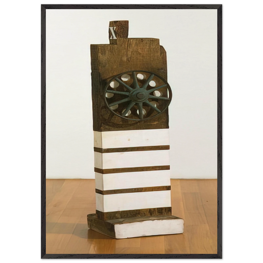 Law - Robert Indiana Framed Art Print – Black Wooden Frame - Default Title - -Framed Art Print