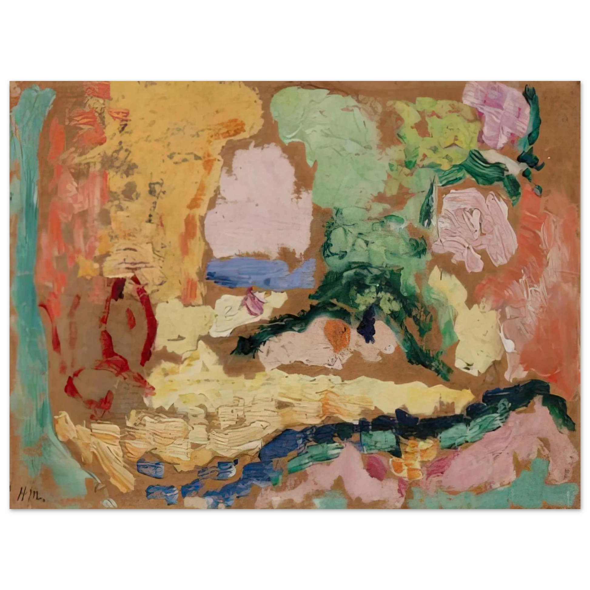 Henri Matisse - SKETCH FOR LE BONHEUR DE VIVRE 1906 Fine Art Poster - Default Title