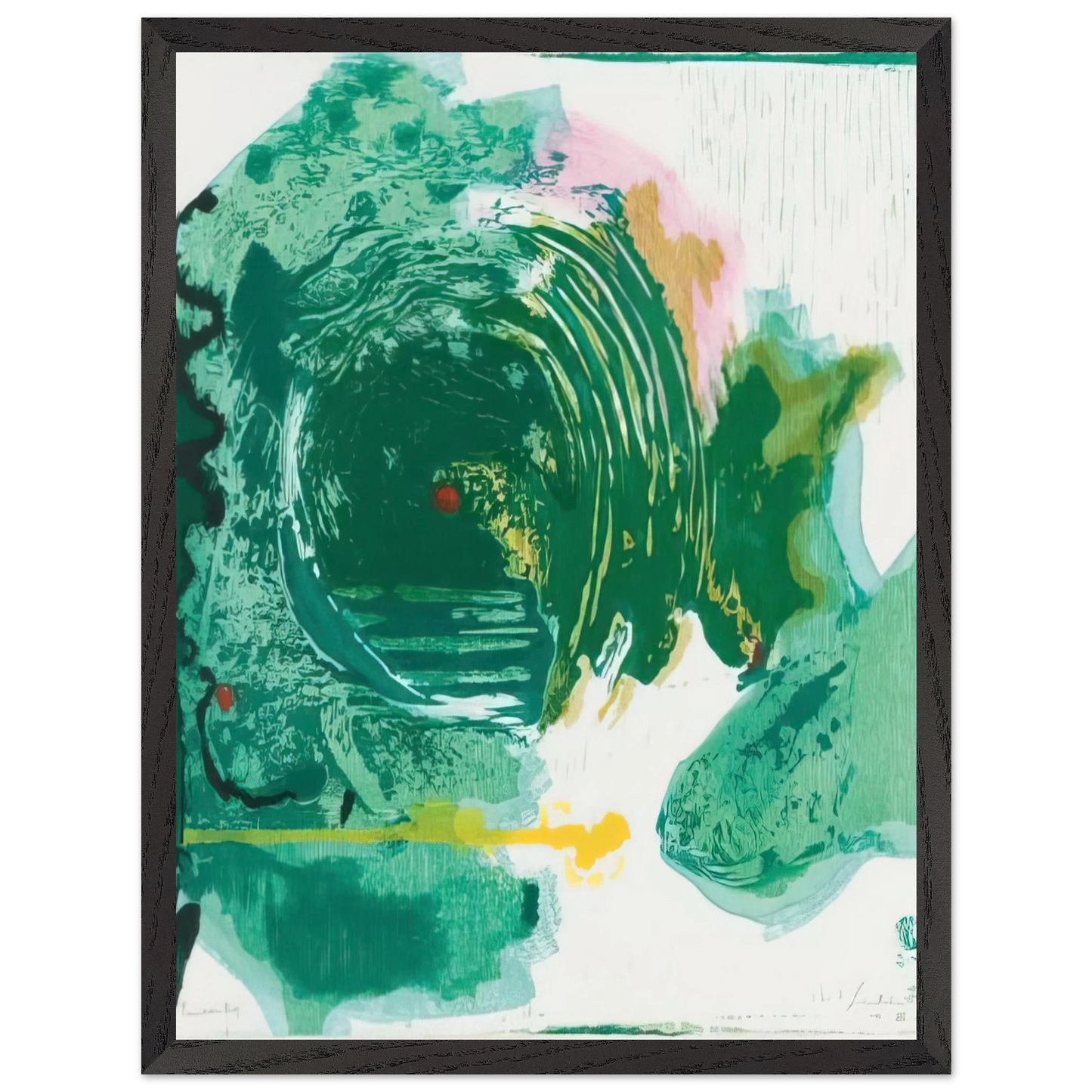 Helen Frankenthaler - Radius - 1993 Wall art - 25x60 cm / 10x24 inches - Fine Art Poster - -