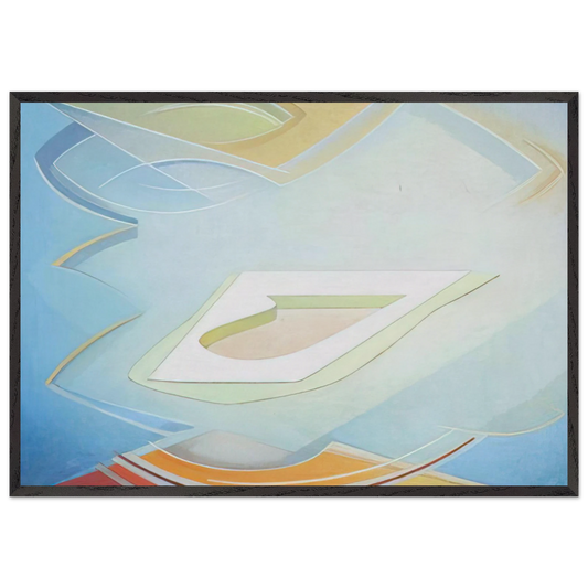 Intimations - 1943 - Lawren Harris Framed Art Print – Black Wooden Frame - Default Title - -Framed Art Print