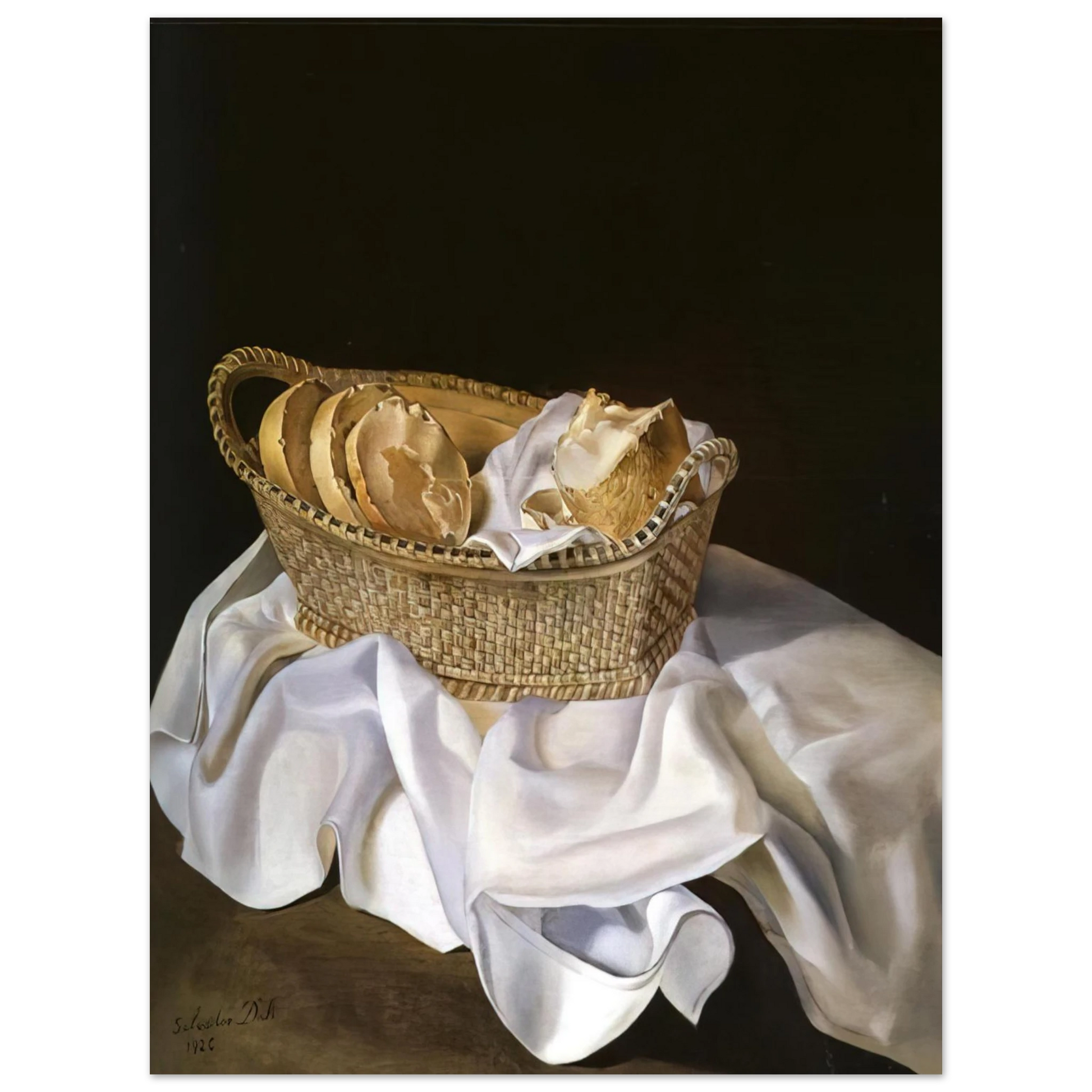 Salvador Dali - THE BASKET OF BREAD Fine Art Poster - Default Title
