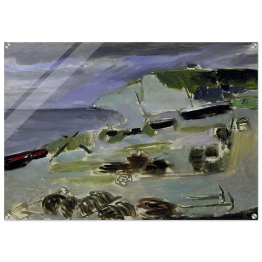 BOATS ON THE BEACH ETRETAT 1920 - Henri Matisse Acrylic Print - 70x100 cm / 28x40″ inches