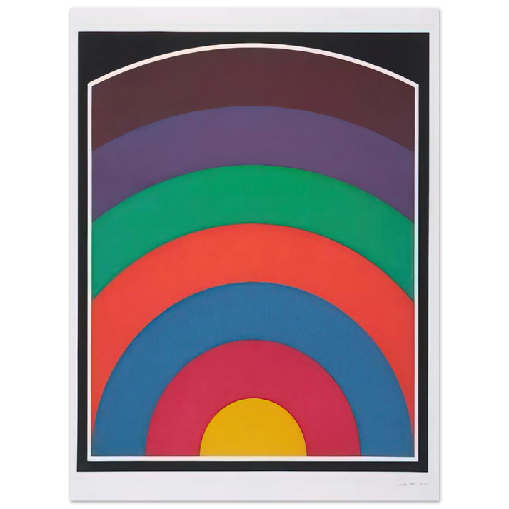 Sol LeWitt - Arc Bands  75x100 cm / 30x40inches Fine Art Poster