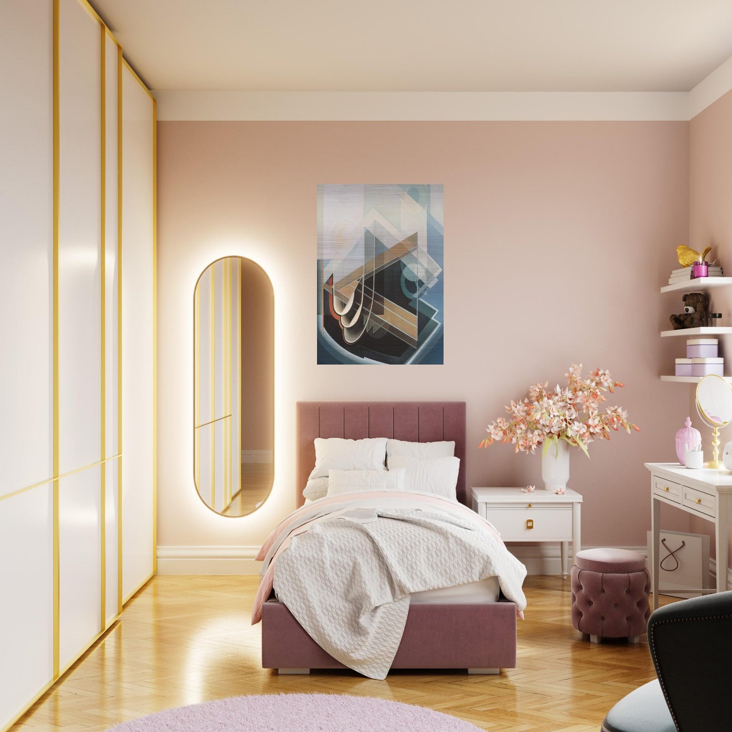 Abstract No. 7 - 1939 - Lawren Harris Brushed Aluminum Print - 70x100 cm / 28x40 inches | Lawren Harris Aluminum Print | Lawren Harris Prints