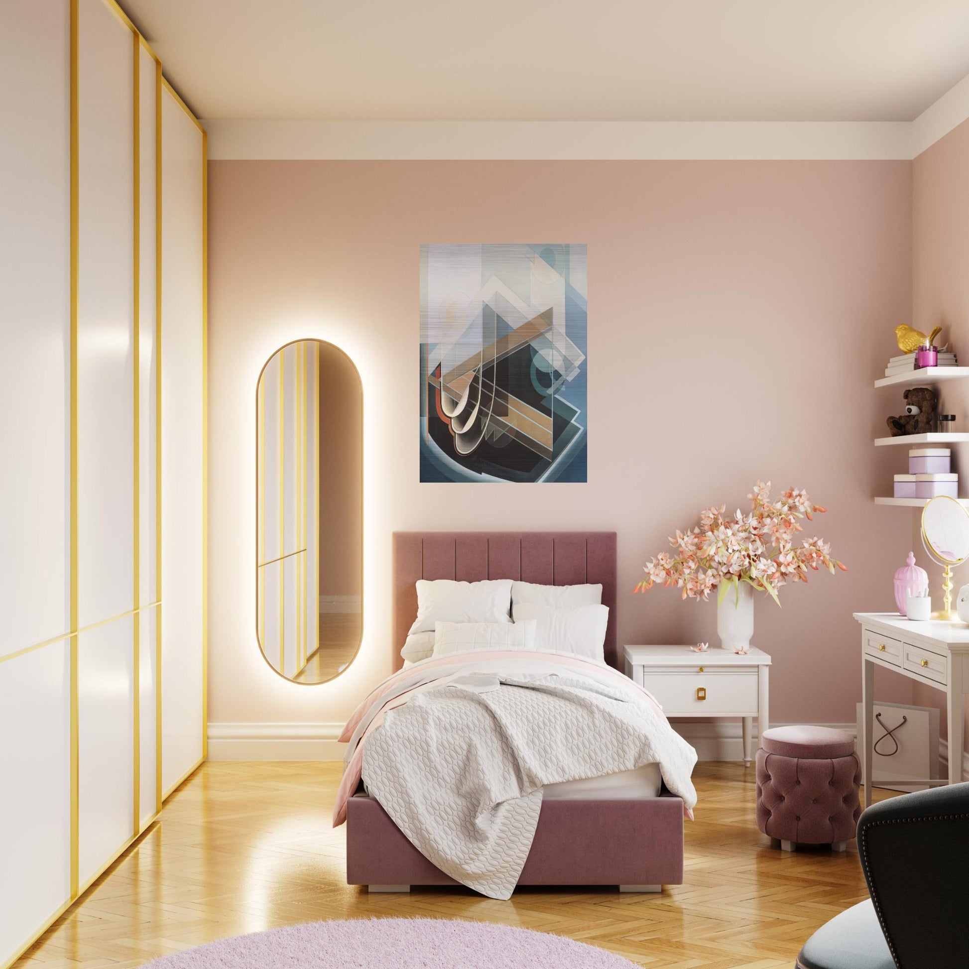 Abstract No. 7 - 1939 - Lawren Harris Brushed Aluminum Print - 70x100 cm / 28x40 inches | Lawren Harris Aluminum Print | Lawren Harris Prints