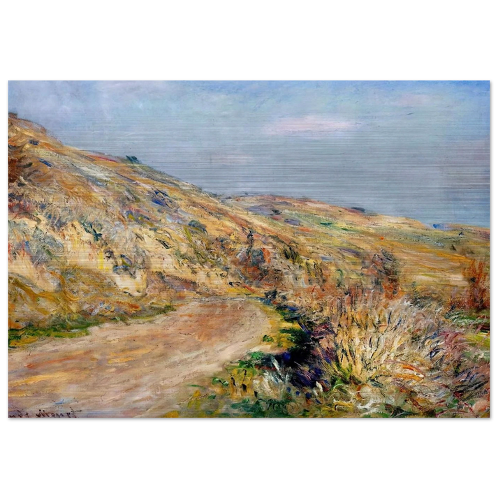 The Road to Giverny - claude monet Brushed Aluminum Print - 70x100 cm / 28x40 inches | claude monet Aluminum Print | claude monet Prints