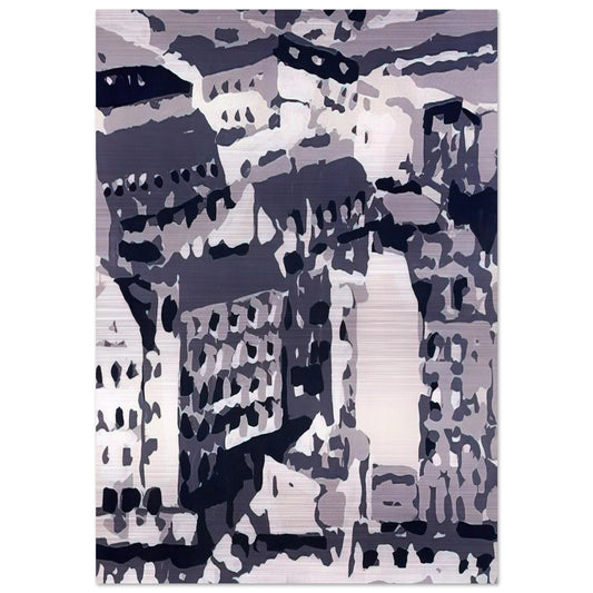 TOWNSCAPE 1969 2 - Gerhard Richter Brushed Aluminum Print - 70x100 cm / 28x40 inches | Gerhard Richter Aluminum Print | Gerhard Richter Prints
