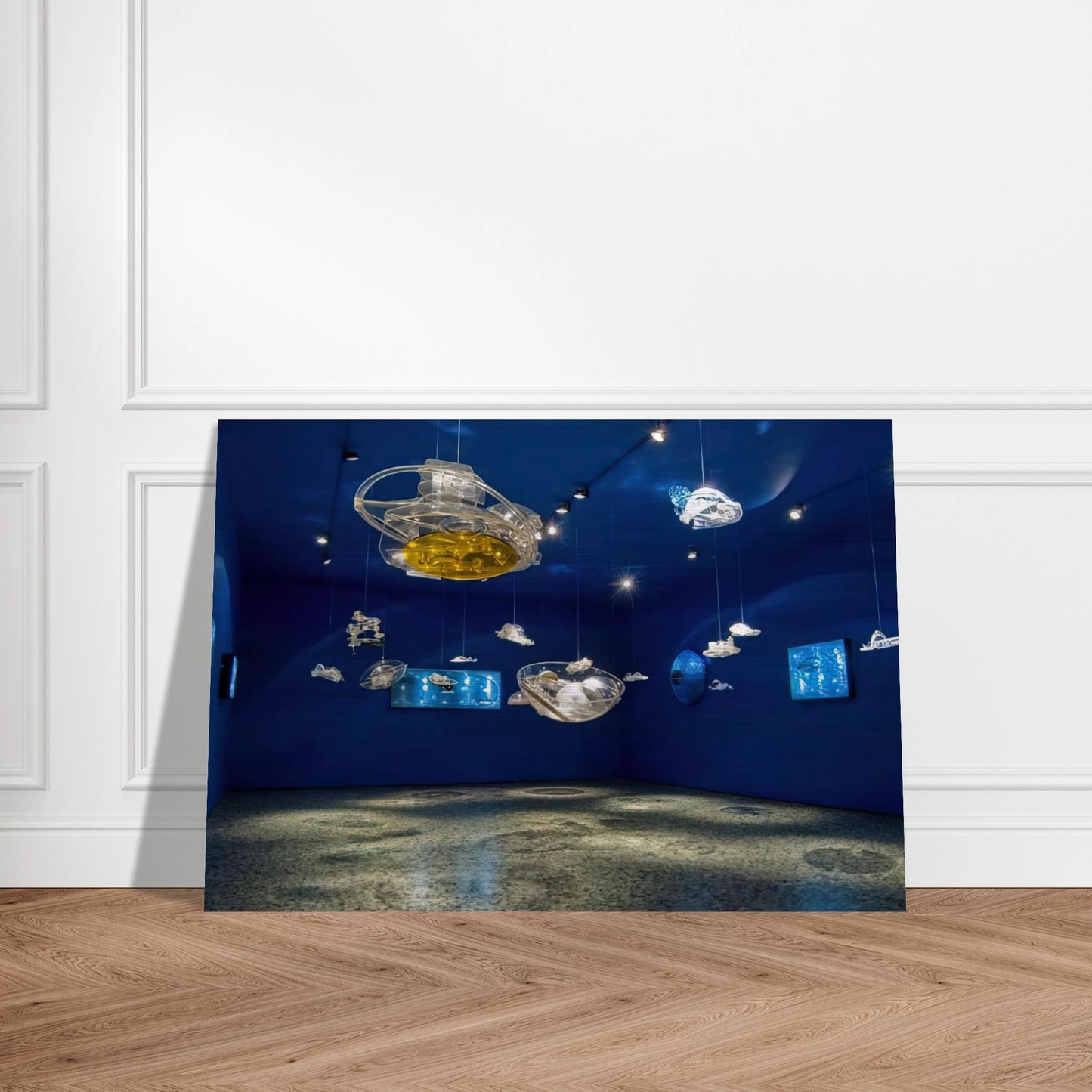 Hydrospatial Cities - 2009 - Gyula Kosice Brushed Aluminum Print - 70x100 cm / 28x40 inches | Gyula Kosice Aluminum Print | Gyula Kosice Prints