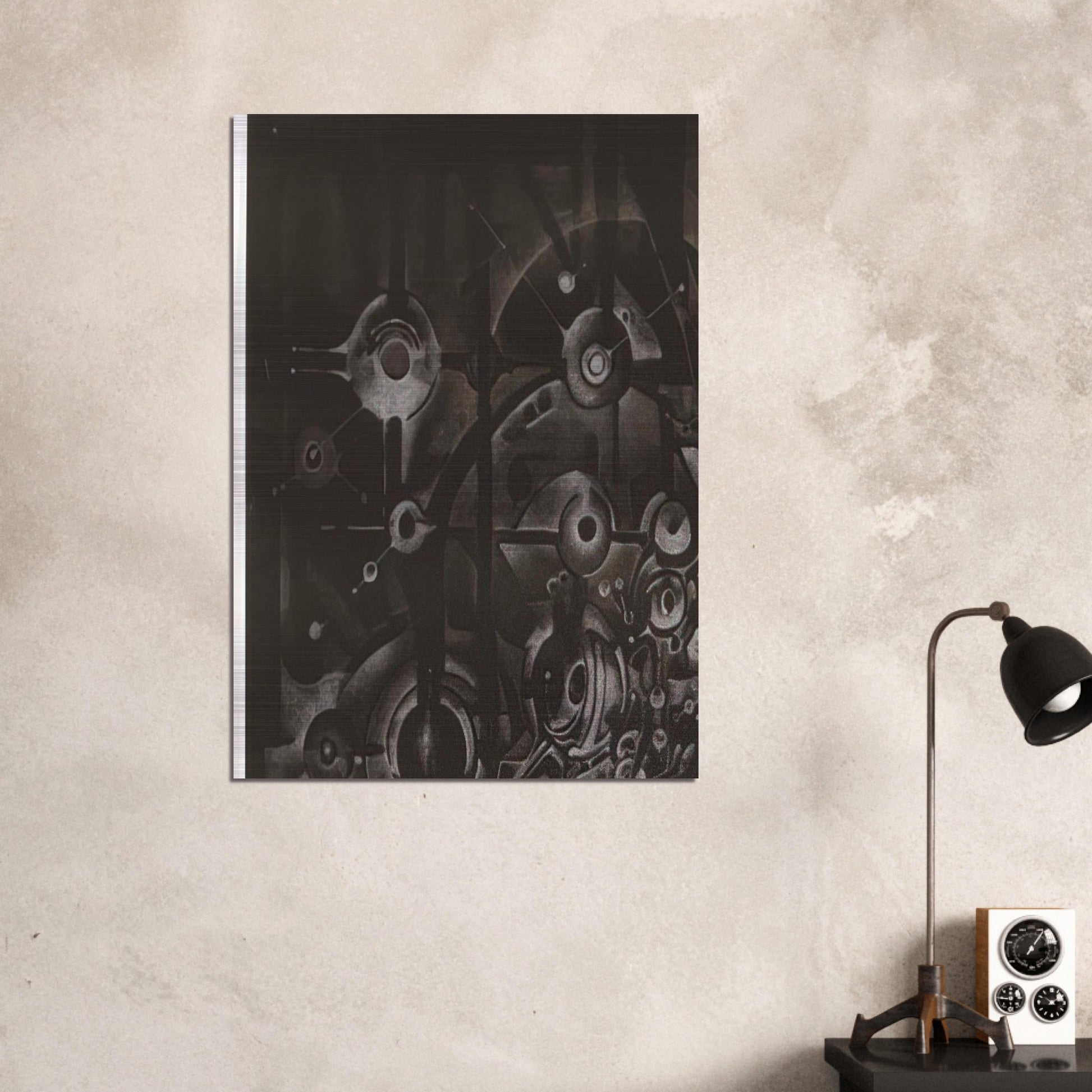 UNTITLED 1998 - Lee Bontecou Brushed Aluminum Print - 70x100 cm / 28x40 inches | Lee Bontecou Aluminum Print | Lee Bontecou Prints