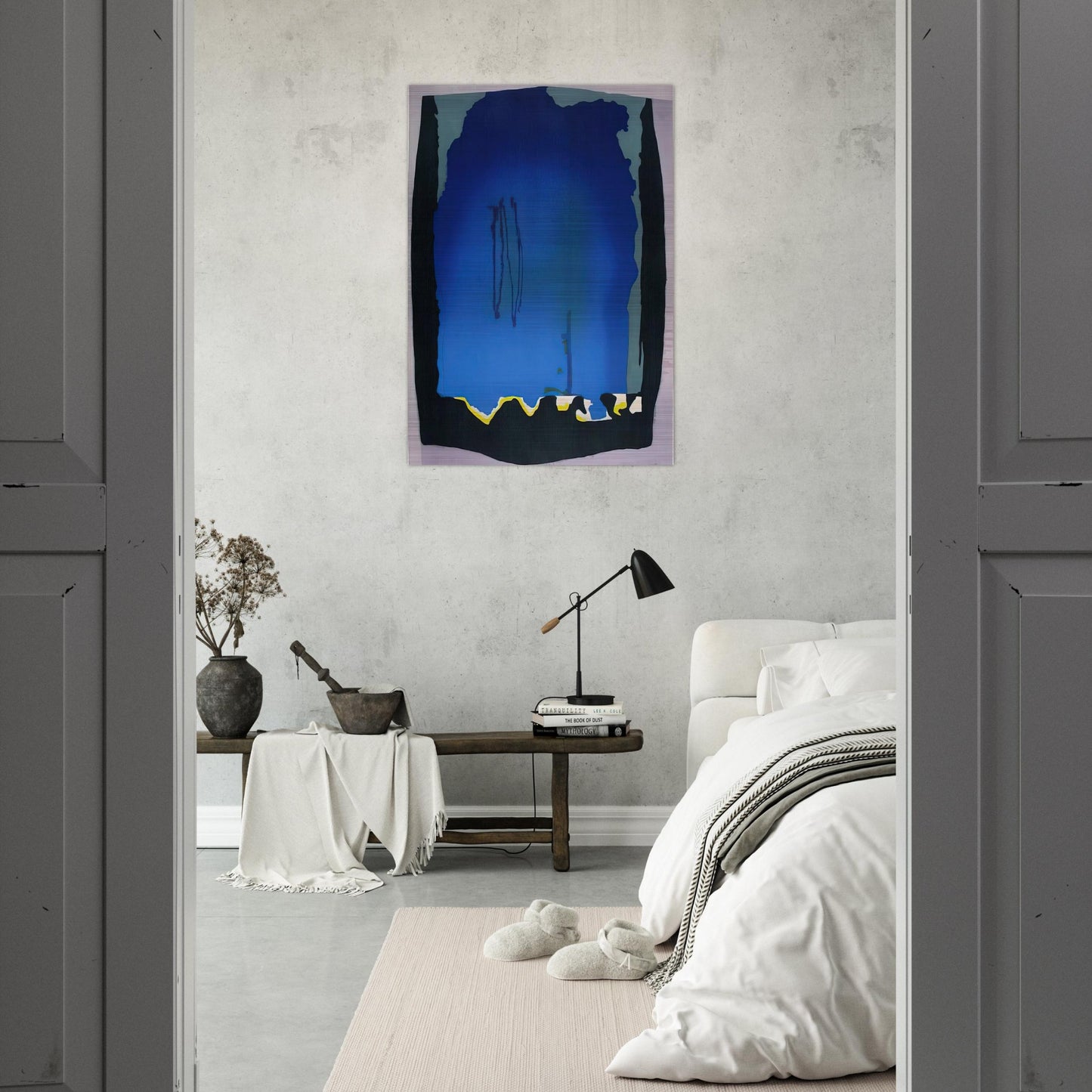 Freefall - 1992 - Helen Frankenthaler Brushed Aluminum Print - 70x100 cm / 28x40 inches | Helen Frankenthaler Aluminum Print | Helen Frankenthaler Prints