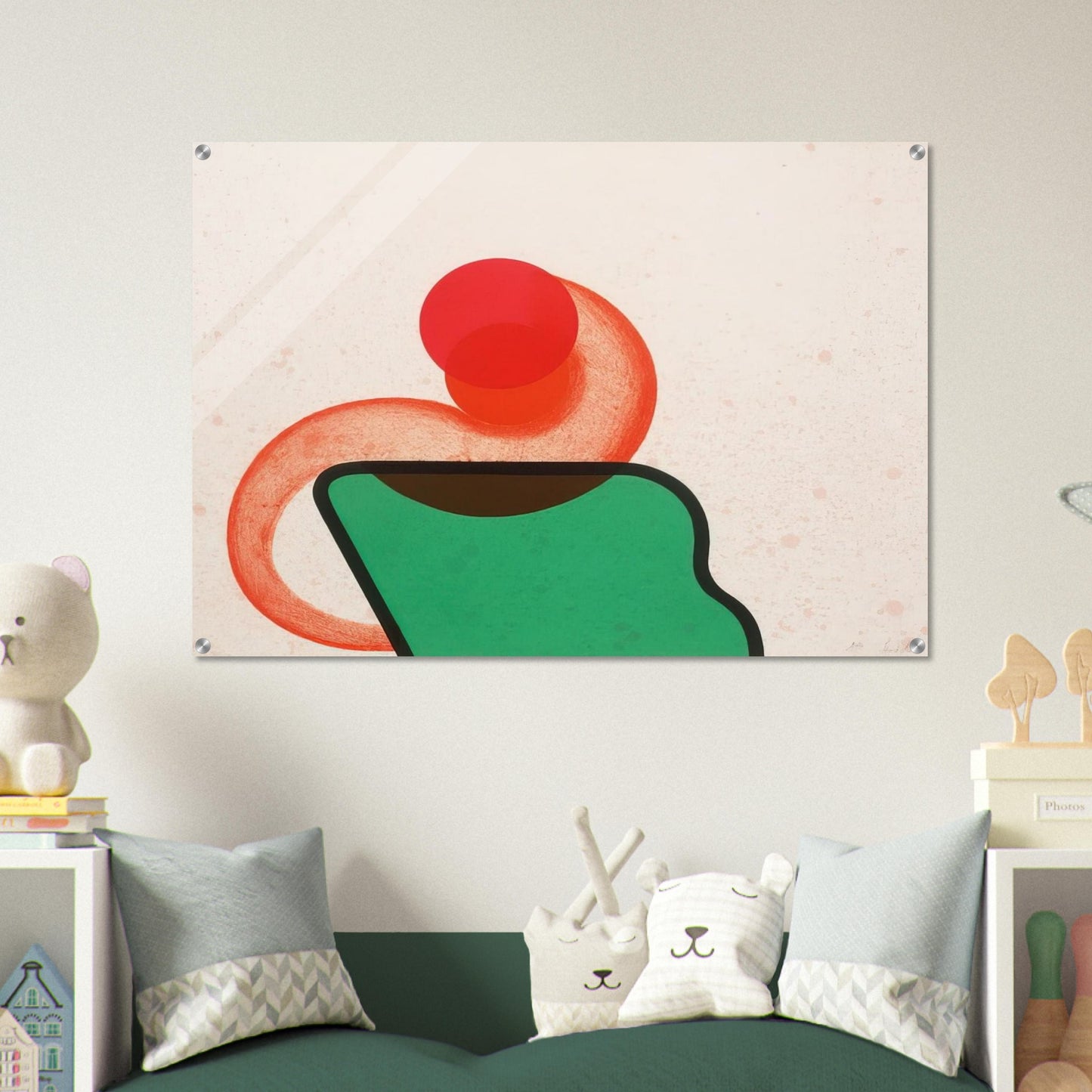 Bedroom - 1968 - Howard Hodgkin Acrylic Print - 70x100 cm / 28x40″ inches | Howard Hodgkin Wall Art | Howard Hodgkin Prints