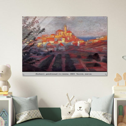 CADAQUES SEEN FROM BEHIND - Salvador Dali Acrylic Print - 70x100 cm / 28x40″ inches | Salvador Dali Wall Art | Salvador Dali Prints