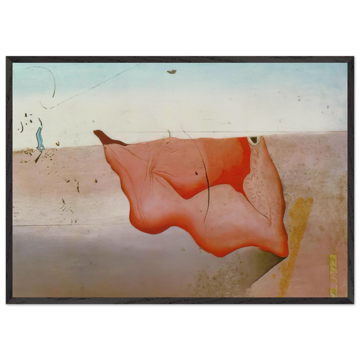 Composition N6 - Salvador Dali Framed Art Print – Black Wooden Frame - Default Title - -Framed Art Print