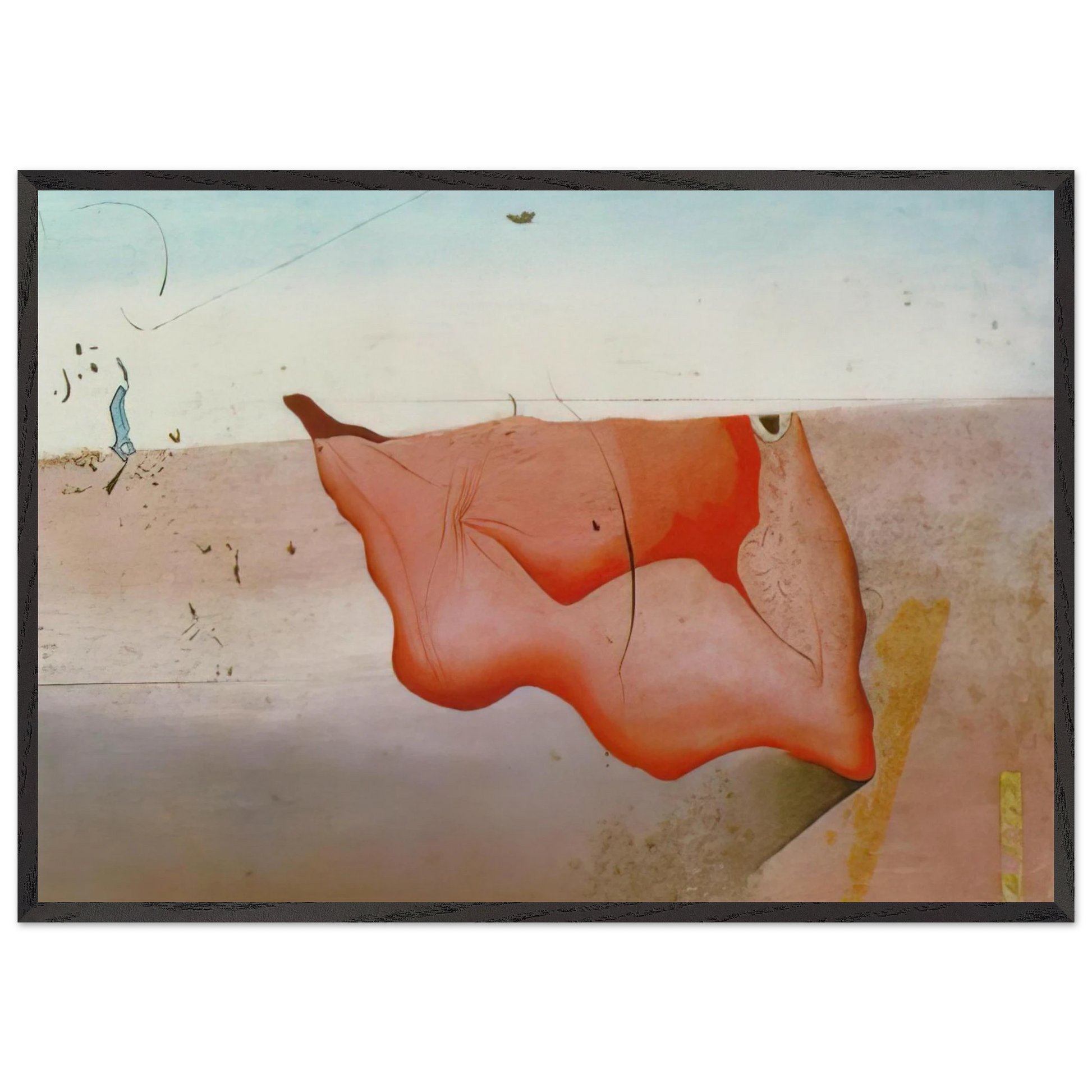 Composition N6 - Salvador Dali Framed Art Print – Black Wooden Frame - Default Title - -Framed Art Print